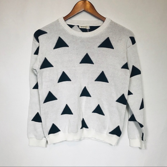 triangle pattern sweater